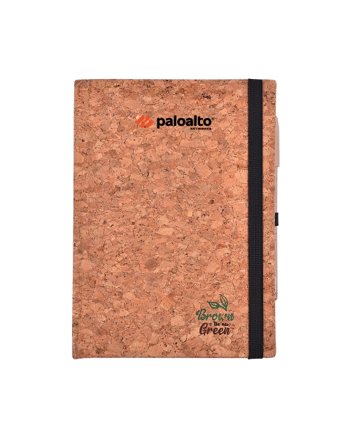 EcoKraft Eco Friendly Notebook- Natural Cork- A5- 210 Pages